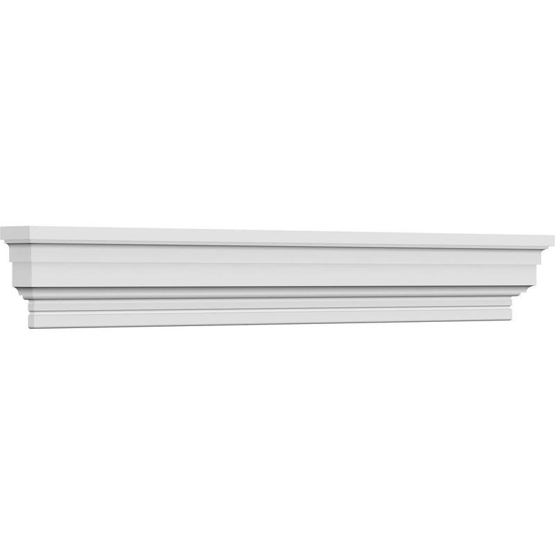 Endurathane Stockport Crosshead, 103" Bottom Width x 105 1/2" Top Width x 3 7/8"H x 1/4"P, Factory Primed 103-in. W