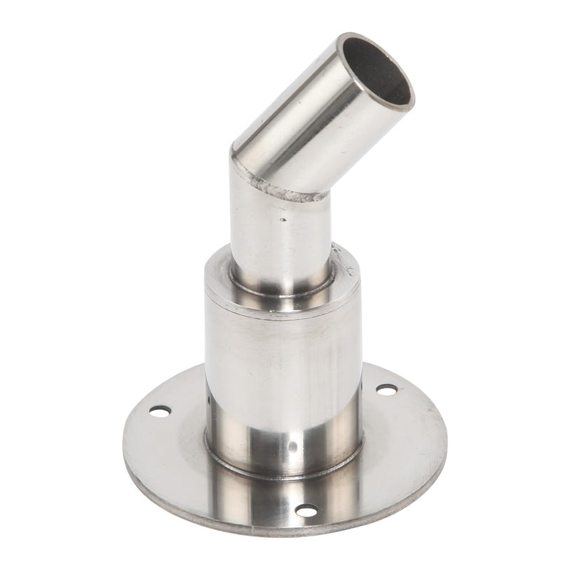 Thru Hull Exhaust 24MM Fittings for Boat Diesel Heater Exhaust Pipe Accessories Stainless Steel 316 Tube Pipe Socket Hardware (Angled) Angled