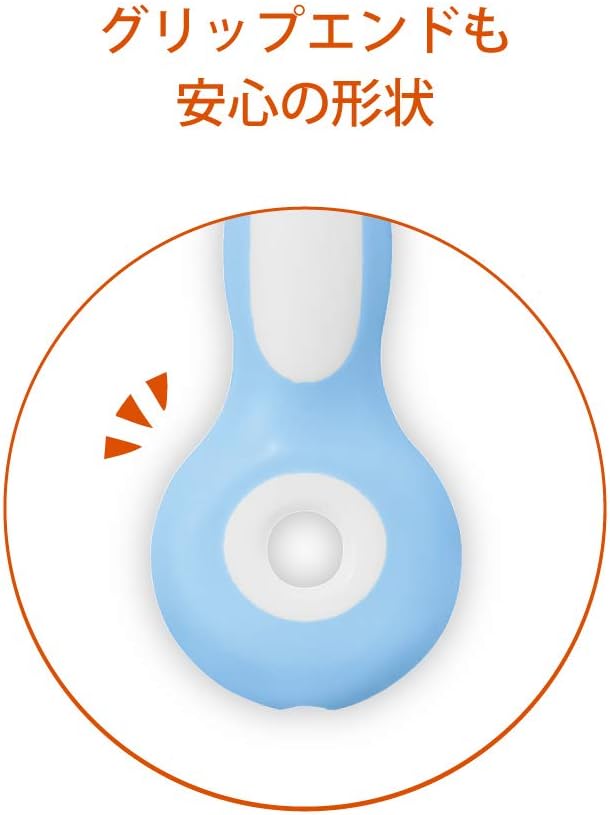 Combi Teteo For The First Time Toothbrush, Milk Toothbrush, STEP 4, Back Teeo, Sora Iro (Blue) - NewNest Australia