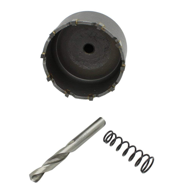 AUTOTOOLHOME 2 inch (50mm) Metal Steel Hole Saw Tooth Carbide Tip TCT Drill Bits Kit for Thick Metal Wood