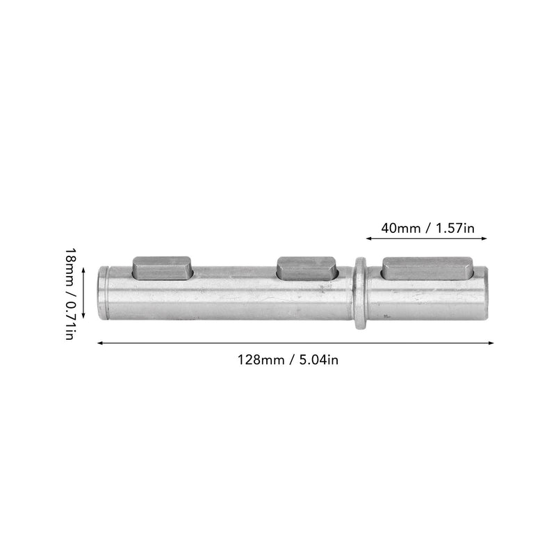 Alloy Steel Output Single Shaft 18mm for Worm Reducer NMRV040 RV040 Nema34 Stepper Motor ResistantTransmission