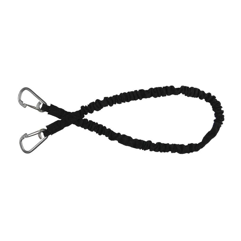 Extreme Max 3006.2888 BoatTector High-Strength Line Snubber & Storage Bungee, Value 2-Pack - 36" with Medium Hooks, Black