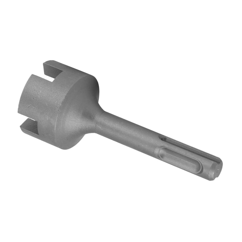 Ground Rod Driver Bits Socket Steel Easy Install Sturdy Light Weight Drill Tools for SDS Plus Hammer Drill (Cross)