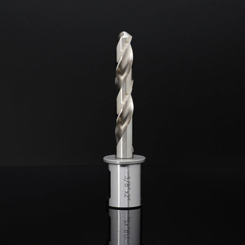 OSCARBIDE 3/8"x 2" HSS Annular Cutter 3/4" Weldon Shank Mag Drill Bit | 2 Flat Shank | 3/8"Cutting Diameter | 2"Cutting Depth | Burr-Free Holes | Rapid Chip Removal | Precision Ground Edges