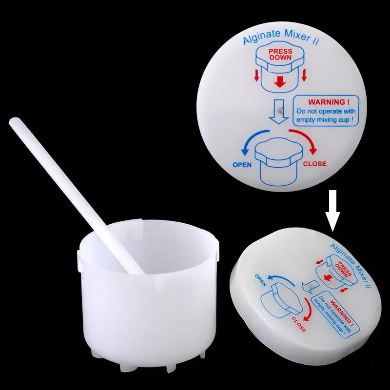 Superdental Lab Impression Materials Mixing Cups for White Algimax II GX300 Alginate Mixer