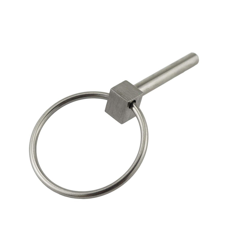 4PCS or 6PCS of Stainless Steel 316 Dia. 6.2mm(1/4in) Farm Tractors Trailers Diggers Lynch Pin Hitch Trailer Pins Boat Trailer Parts Tractor Parts Truck Linch Pin 4 PACKS