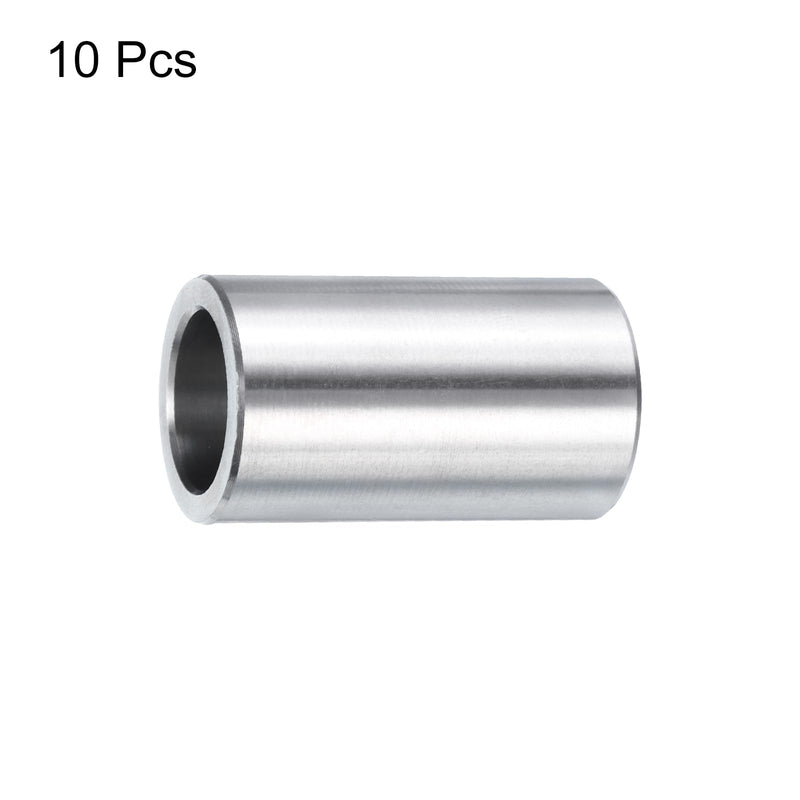 uxcell 10pcs Stainless Steel Spacer 5/8" Bore x 7/8" OD x 1-1/2" Length Screw Standoff Bushing Plain Finish Round Metal Spacer for 5/8 Screws Bolts and Rods 5/8" x 7/8" x 1-1/2"