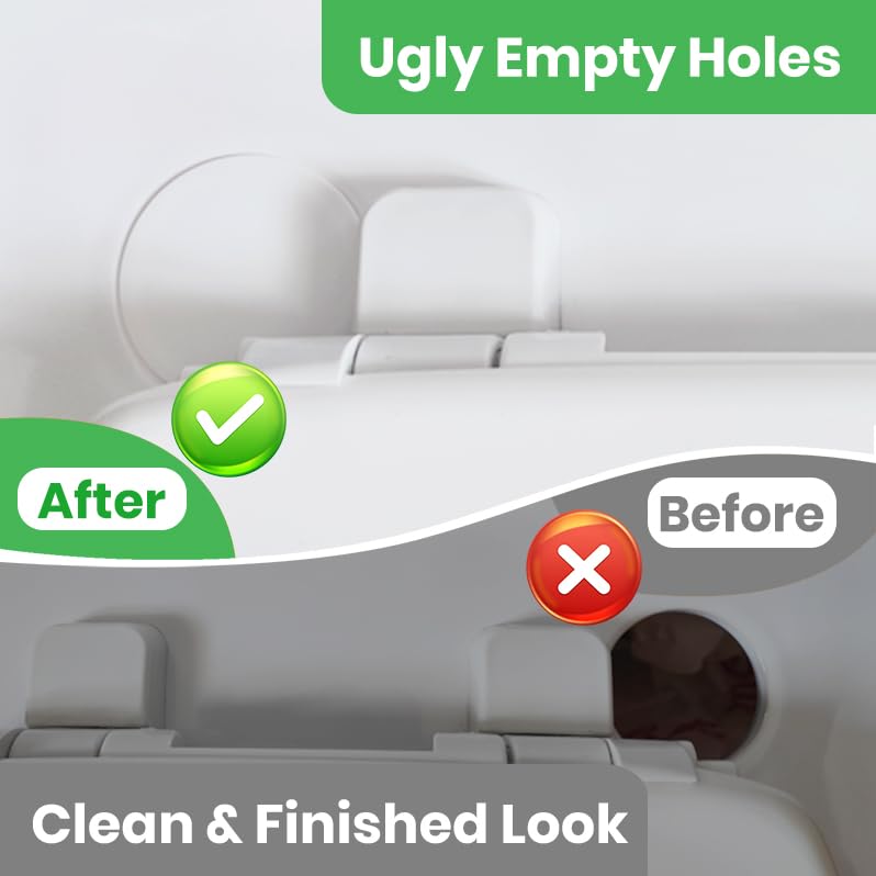 for Toto Washlet+ Bidet Toilet Hole Cover Silicone Plug Grommet Rubber Cap（2 PCS）