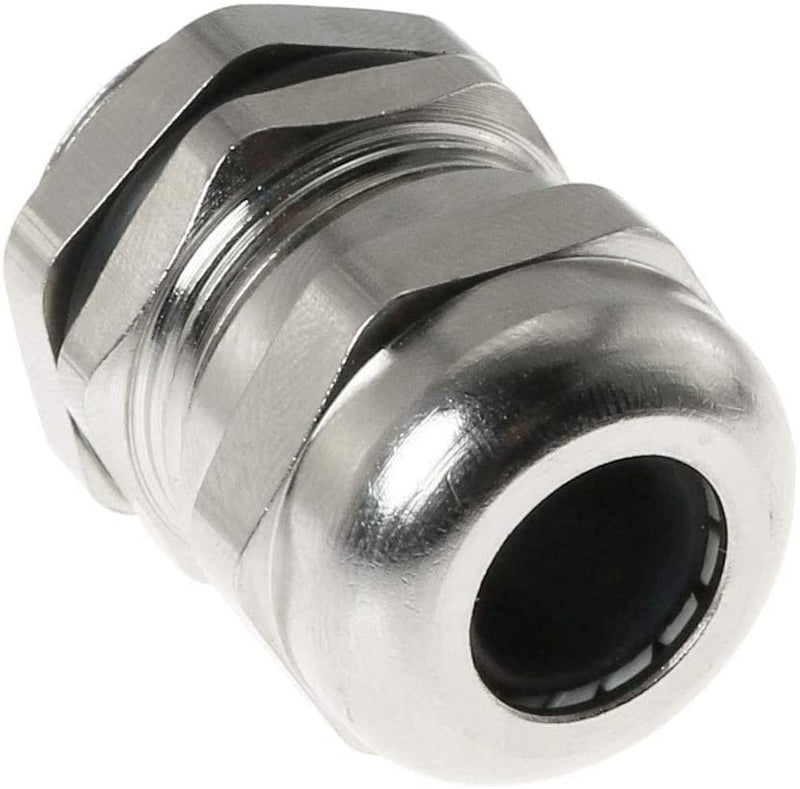 5PCS PG13.5 6-12MM Wire Range Metal Waterproof Connector Fastener Locknut Stuffing Cable Gland