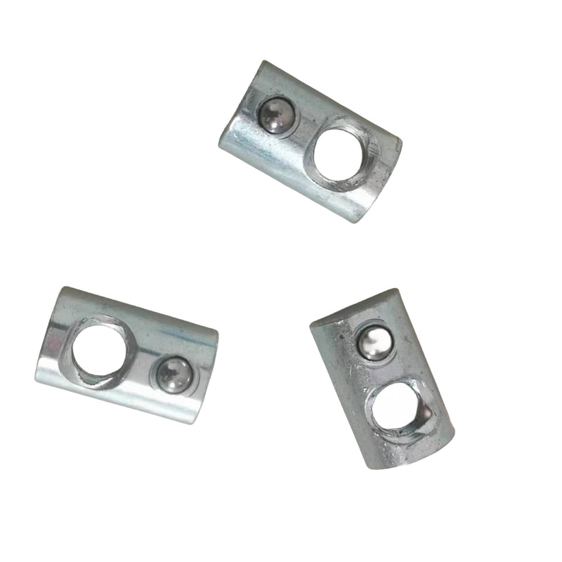 1/4-20 Steel Roll in T-nut with Ball Spring, Suitable for 1010 Series or 1.0 Inch Base Aluminum Extrusion Profile Rail (20 Packs) 20