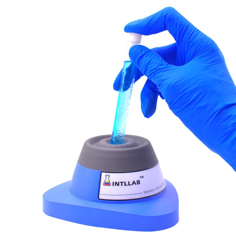Mini Vortex Mixer with Touch Function, Lab Mixing, Nail Polish,Eyelash Adhesives and Acrylic Paints Mixing, Lab Vortexer for Tubes,Include 120 pcs Stainless Steel Mixing Balls