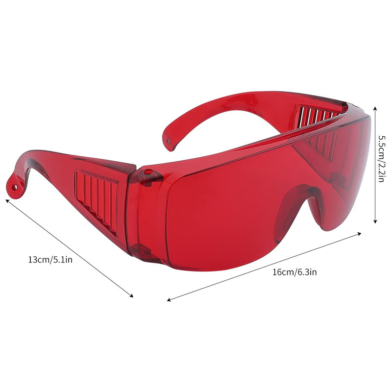 ANNWAH 4PCS Dental Red Goggles Glasses Protect Eyes for Teeth Whitening
