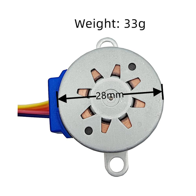 6 Sets ULN2003 Stepper Motor Drive Module Green Board + 4-Phase 5-Wire 28BYJ-48 Stepper Motor (12, Volts (DC))