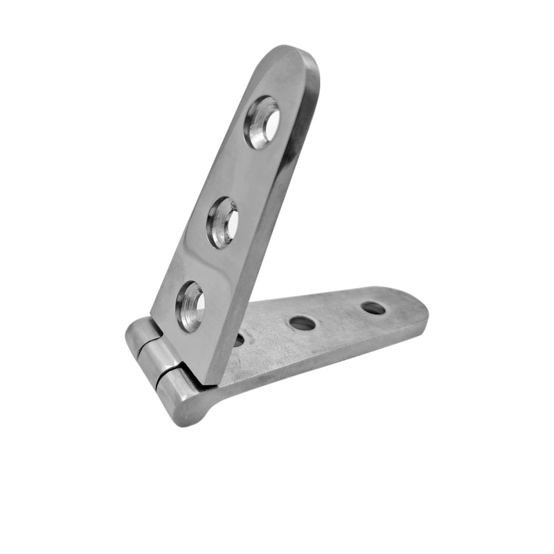 Pair of SS 316 Marine Grade Heavy Duty 4in x 1in /6inx1inCasting Strap Door Cabin Hinge for Boat & AUTO 6in(pair)
