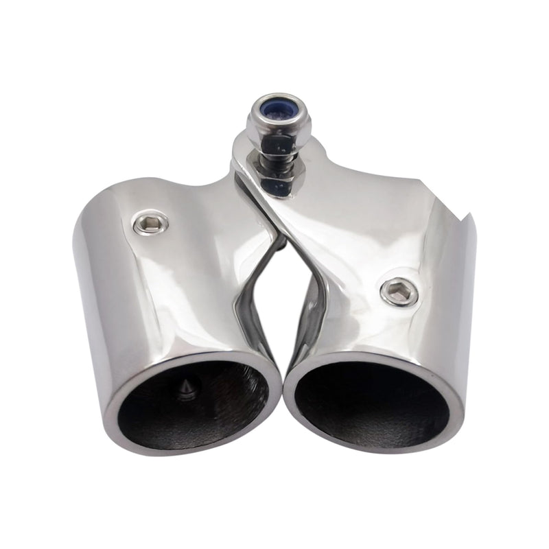 Heavy Duty Stainless Steel 316 Folding Swivel Connector Fitting for 7/8IN or 1In Boat Hand Rail Tube/Pipe For 1inch