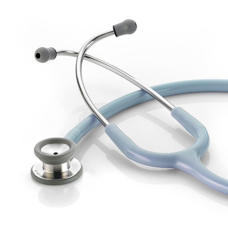 ADC 604LB Adscope Model 604 Premium Pediatric Clinician Stethoscope with Tunable AFD Technology, Lifetime Warranty, Light Blue