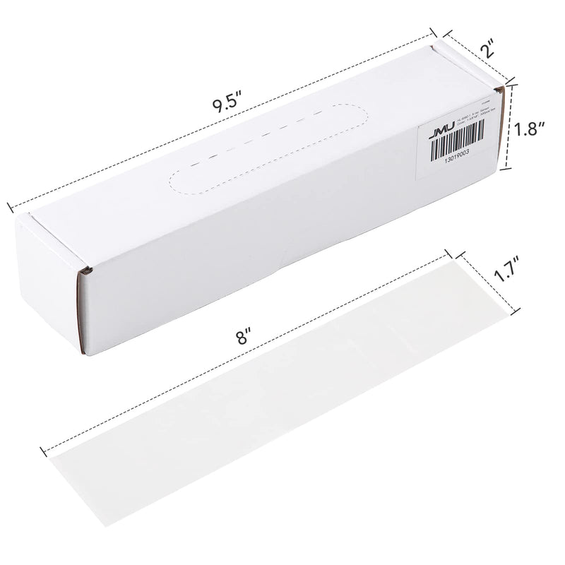 JMU 500pcs Dental Digital X-Ray Sensor Protective Covers #2, 8" x 1-5/8" X-ray Sensor Sleeves 8" x 1 5/8"