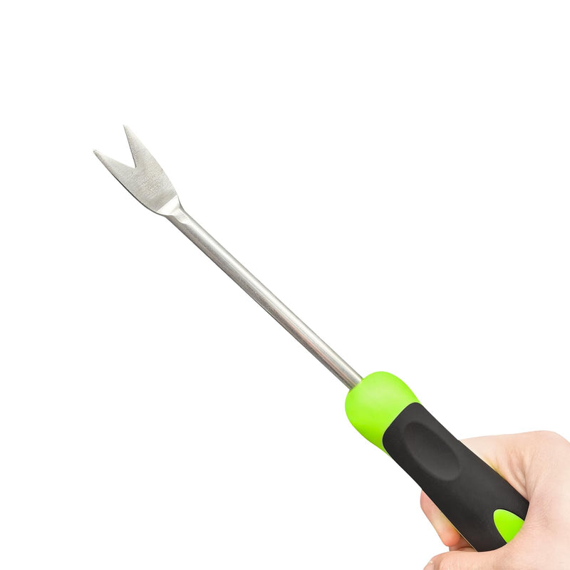 Garden Hand Weeder Tool Dandelion Weed Puller Tool with Ergonomic Handle Stainless Steel Gardening Weeding Tools Garden Weed Removal Tool for Yard Lawn Garden 1