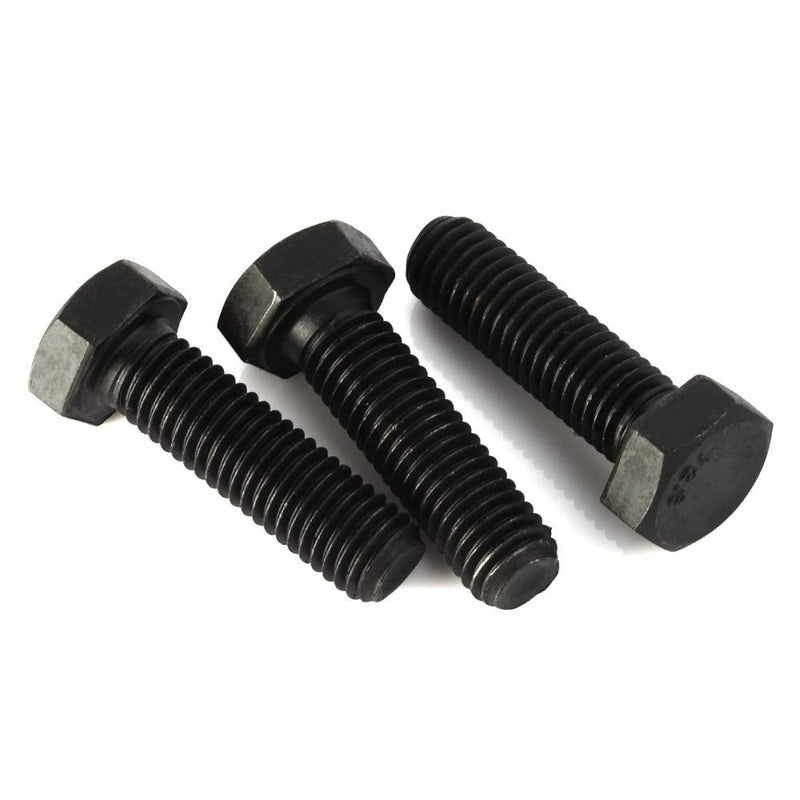 M8 x 35mm Hex Head Screw Bolts, Fully Threaded, Alloy Steel Grade 12.9, Black Oxide Finish, Quantity 15 M8-1.25 x 35mm