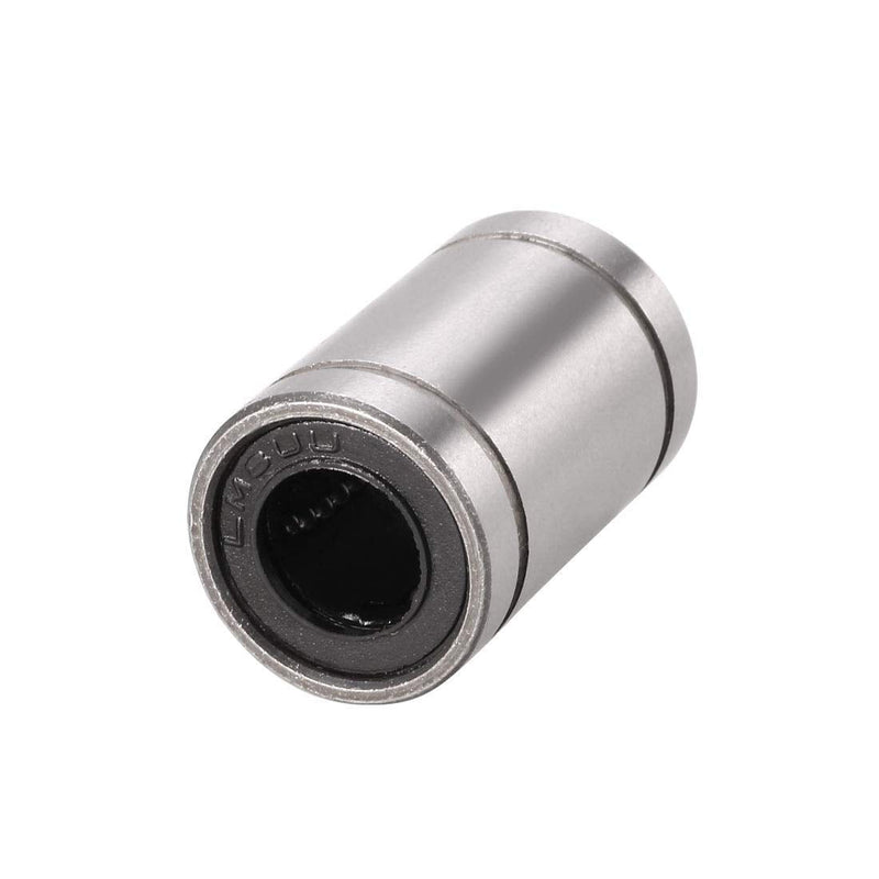 RANIT 10Pcs LM8UU Double Side Rubber Seal Linear Ball Bearing for CNC Machine 3D Printer,8mm Bore 15mm OD 24mm Length 10