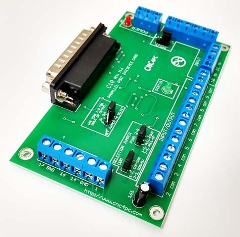 C10 - BI-Directional Parallel Port CNC Breakout Board
