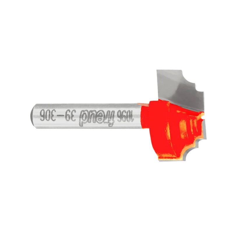 Freud Classical Beading Router Bit with Perma-Shield Coating for Maximum Precision - Ideal for Trim & Molding, 1/8" Radius, 1/4" Shank, 2 Cutters - 39-306