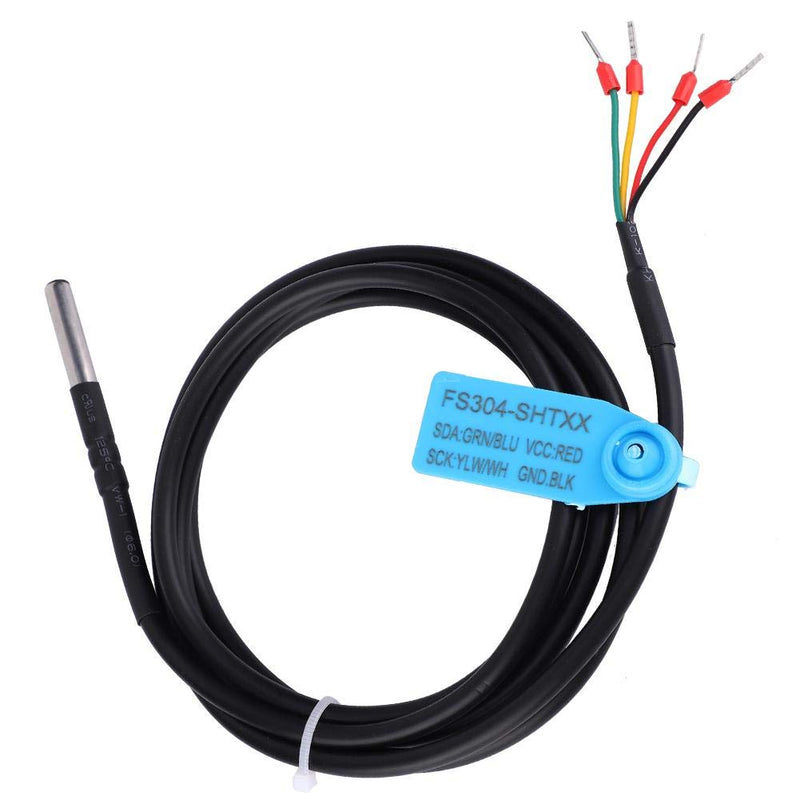 Sensor Probe, I2C Interface Soil Temperature & Humidity Sensor Probe Digital Sensor Monitoring Meter() SHT35