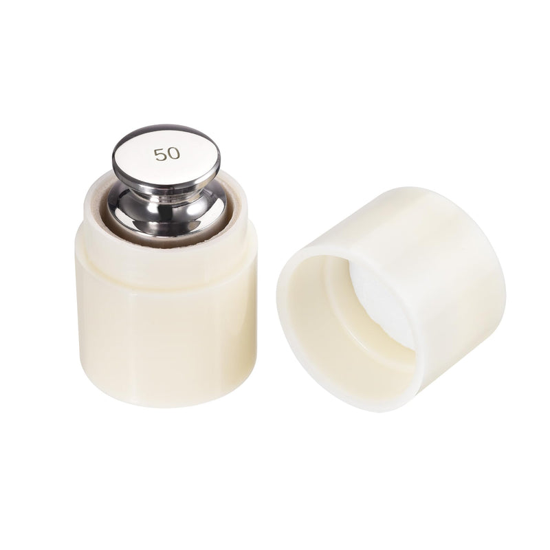 uxcell Gram Calibration Weight 50g F1 Precision Stainless Steel for Digital Balance Scales