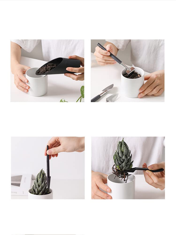 Alnicov 14 Pcs Succulent Plants Tools,Succulent Transplanting Tools Kit Mini Garden Hand Transplanting Tools Set with Storage Bag for Indoor Outdoor Miniature Fairy Garden Plant Care