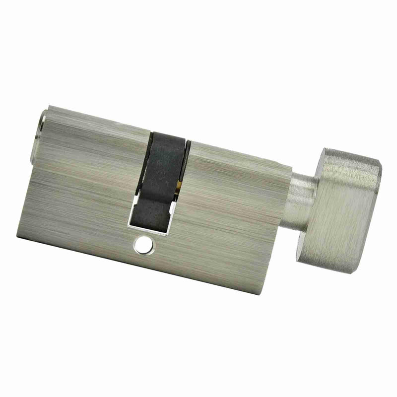 Door Lock Cylinder with Keys 60mm Single Cylinder Deadbolt for Wood and Aluminum Entry Doors, Keyed Alike Exterior Door Lock Replacement Hardware