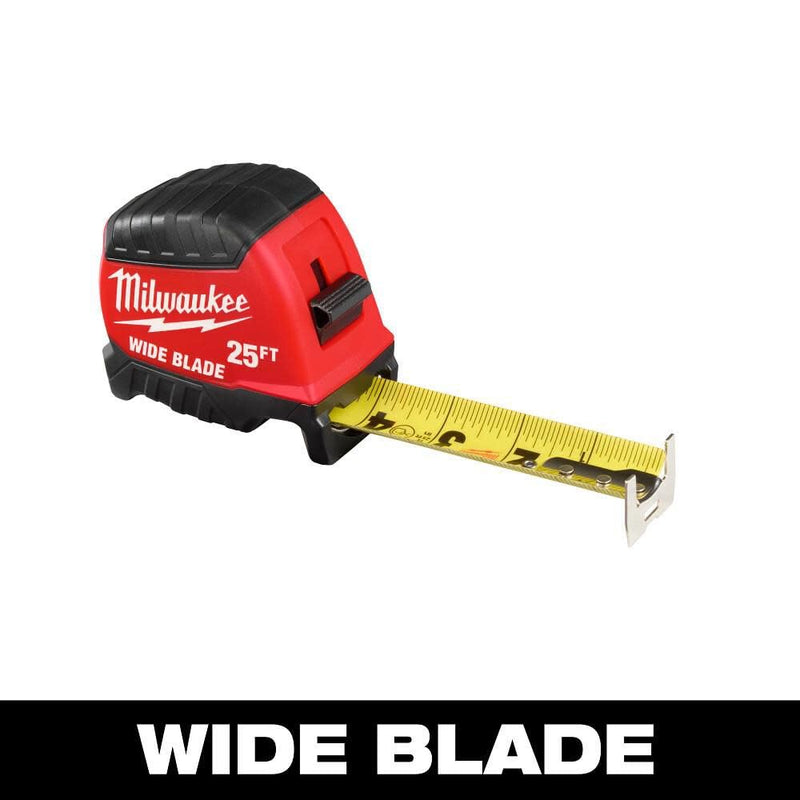 Milwaukee Electric - 25FT Wide Blade Tape Measure