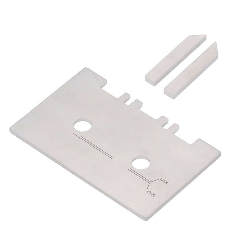 1 Set Head and Guide Gauge, Cassette Head and Guide Gauge Set for Student for for TEAC for BASF for Nagar Mechanical Alignment High Accuracy with Check
