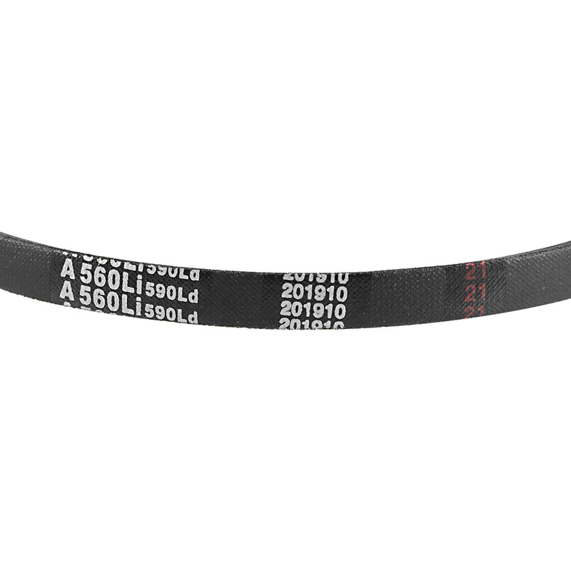 uxcell A560 V-Belts 560mm Inner Girth 13mm Top Width 8mm Thickness A-Section Rubber Drive Transmission Belt 2pcs 22"