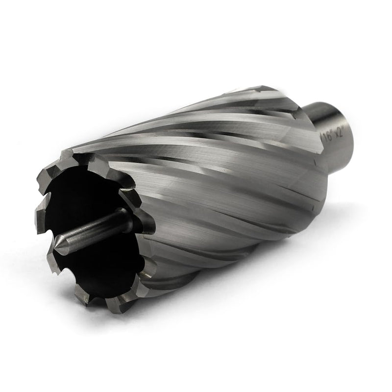 Annular Cutter 3/4 Inch Weldon Shank 1-9/16 Cutting Diameter 2 Cutting Depth Slugger Bits HSS Kit for Magnetic Drill Press