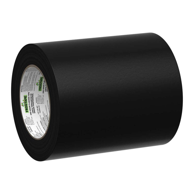 FrogTape Pro Grade Deck and Joist Flashing Tape, 6 in x 50 Feet, Black Deck & Joist 6 inches x 50 feet