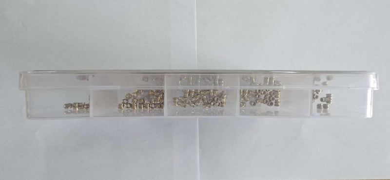 300Pcs Threaded Inserts M2 M2.5 M3 M4 M5 M6 Brass Heat Set Insert for Plastic and 3D Printing Components 300pcs