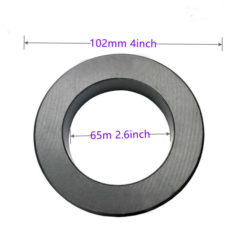 1 Unit 102X65X20mm Ultra Large Power Transformer ferrite core Isolator ferrite Ring Chokes ferrite MnZn PC40