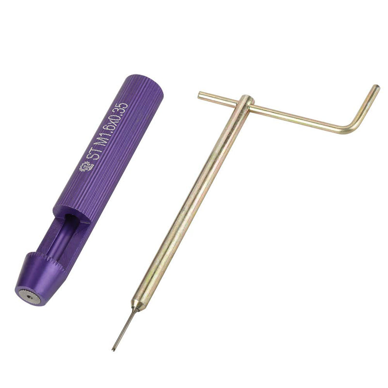 50Pcs Thread Repair Kit M1.6 Helicoil Tape Stainless Steel Parts with Drill Bit for Aluminum