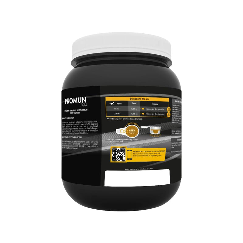 Organnact Promun Equi - Nutritional Support for Horses - Enhances Immune Function, Gut Health, and Antioxidant Protection - Non-Doping, Excellent Palatability - 1.1 Lbs