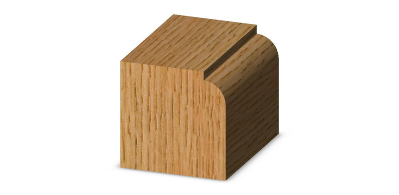 Whiteside 3211 Cove & Bead Router Bit: 5/32 Inch Radius, 1-1/8 Inch Large Diameter, 1/2 Inch Cutting Length, 1/2 Inch Shank, 2-1/4 Inch Overall Length, B3 Bearing