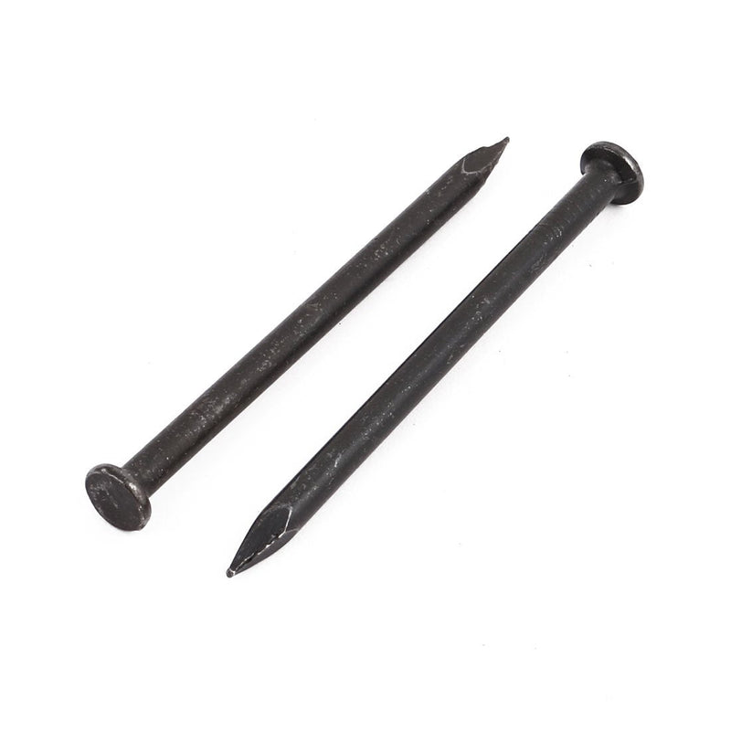 uxcell Hardware Nails 3-inch Length Carbon Steel Point Tip Wall Cement Nail Black 30pcs