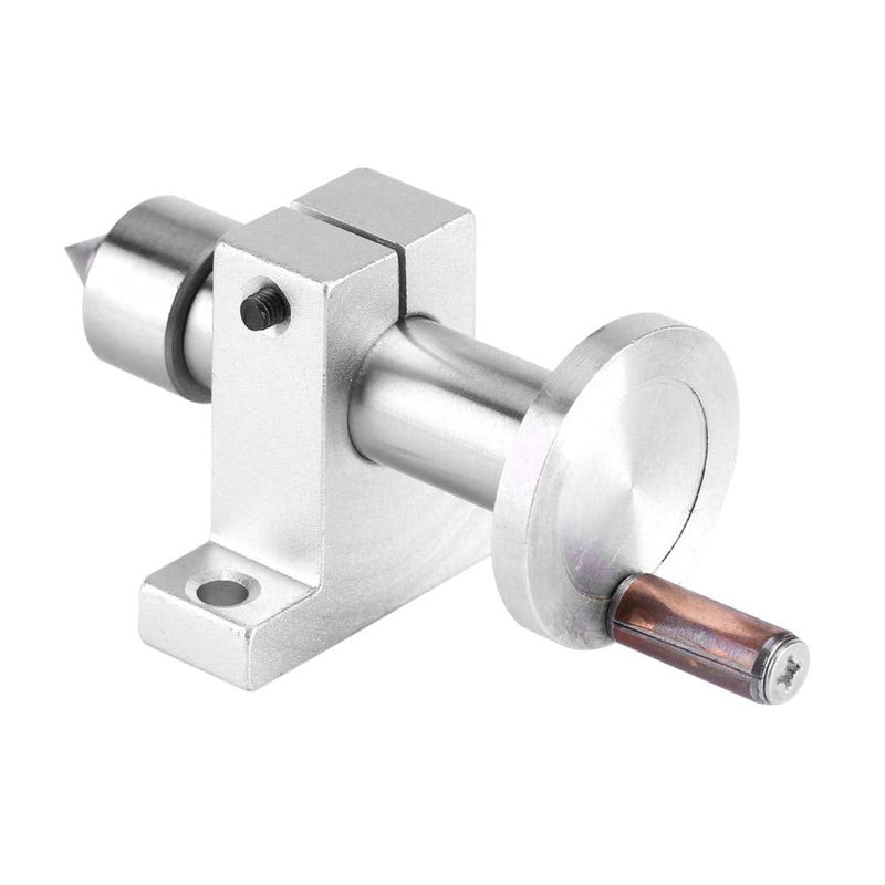 Double Bearing Live Center,Mini Lathe Telescopic Taper Revolving Centre,Adjustable Holing Depth,Good Heat ,High Mechanical Strength,for Woodworking or Lathe Machine