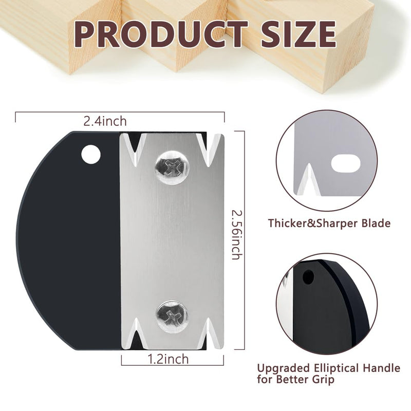 Edge Banding Trimmer & Cutter- 2025 Upgraded Edge Banding Trimmer for Woodworking,Edge Corner Planer with Hanging Strap,Durable Edge Banding Trimmer,for Wood|PVC|ABS|Veneer