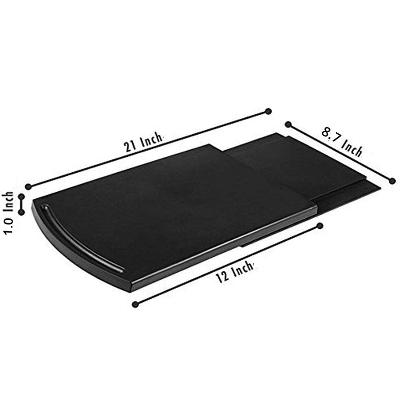 HauSun Handy Sliding tray Sliding Tray Mat for Coffee Maker,Kitchen Appliance Moving Caddy,Countertop Stoage for Air Fryer, Blender, Stand Mixer,Food Processors,1 set 1 set