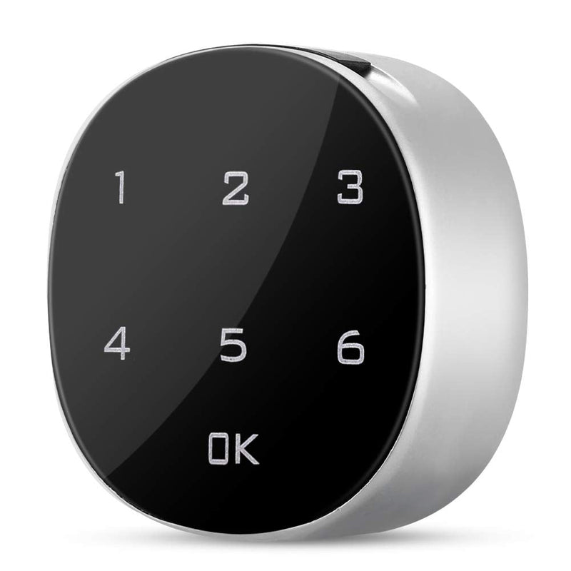 Digital Electronic Coded Lock, Touch Screen Password Lock for Cabinet Mailbox File Sauna Drawer School Lockers Easy to Install