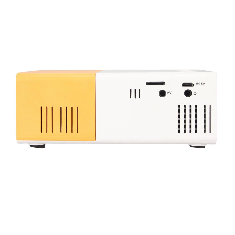 Projector with Control, Interfaces, Up to 60in Projection Size, 1080P Supported, for Use, LCD Imaging Technology