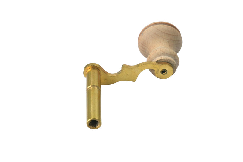 Modern Grandfather Clock Winding Key Crank Winder Mainspring Key Clock Winding Tool Brass Made (Key No. 12-5.25mm I.D.) Key No. 12 - 5.25mm I.D. - NewNest Australia