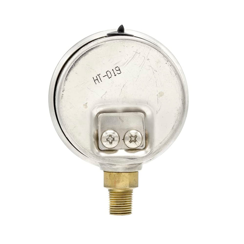Liquid Filled Lower Mount Pressure Gauge with 2" Dial, 0-2000 PSI, 1/8" Male NPT Connection, Stainless Steel CASE and Bezel (1)
