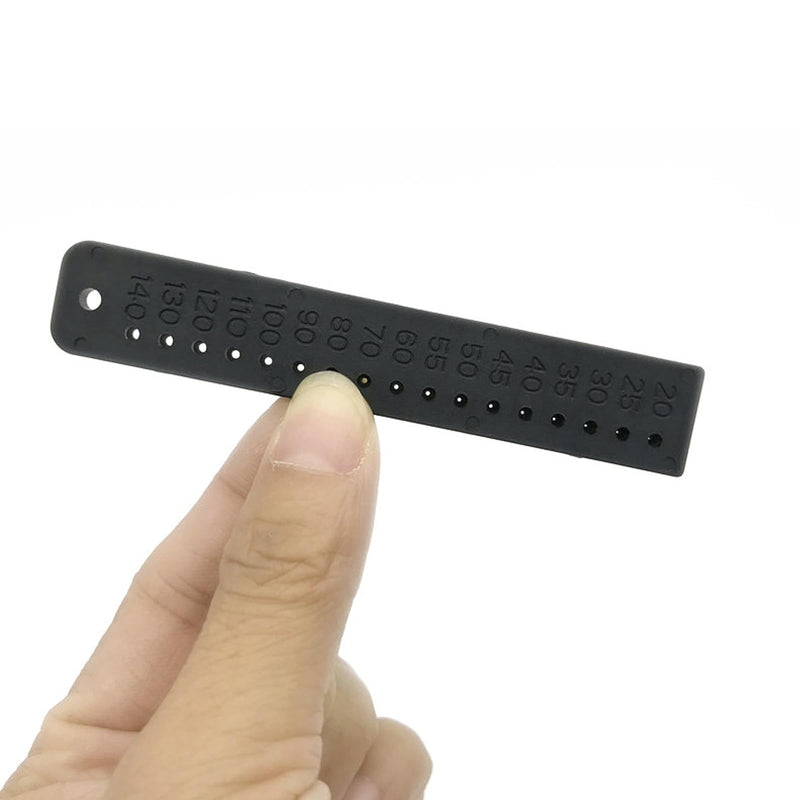 1 Piece Dental Endo Ruler for Gutta Percha,Endodontic Span Measuring Scale Rules,Plastic Gauge for Gutta Percha Points