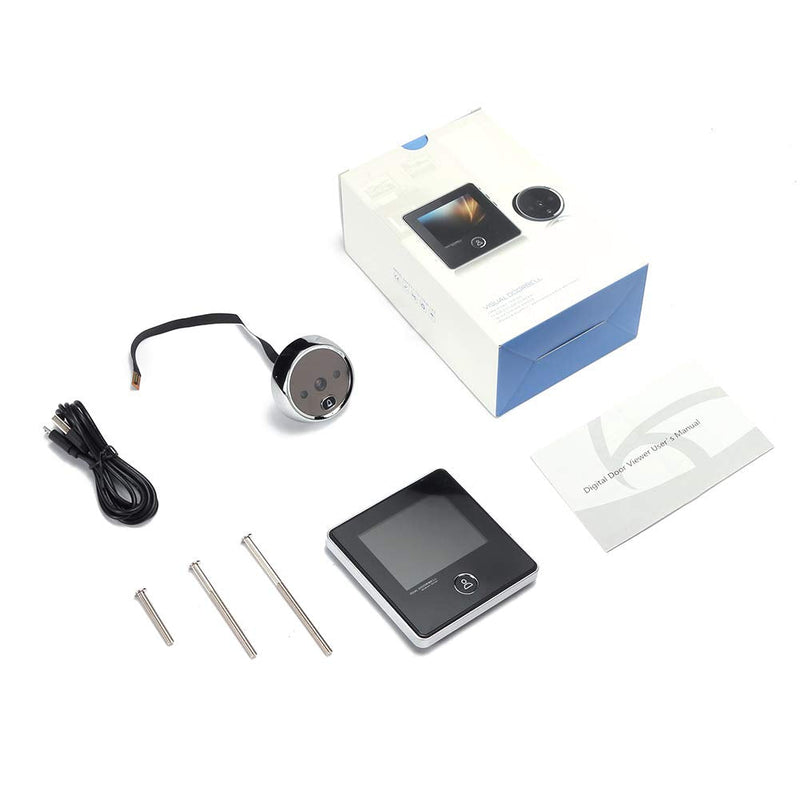 3.0 Inch Digital Door Viewer, 120 Degree Peephole Camera, IR Night Vision Peephole Viewer Doorbell Security Door Viewers for Home Safe